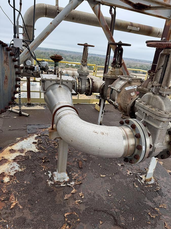 Used Used Groth 10" horizontal inline flame arresstor