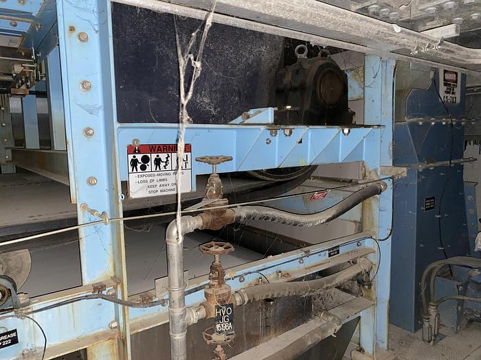 Used Used Dorr-Oliver Model 3M43 EIMCO-Extractor 43 square meter horizontal vacuum belt filter