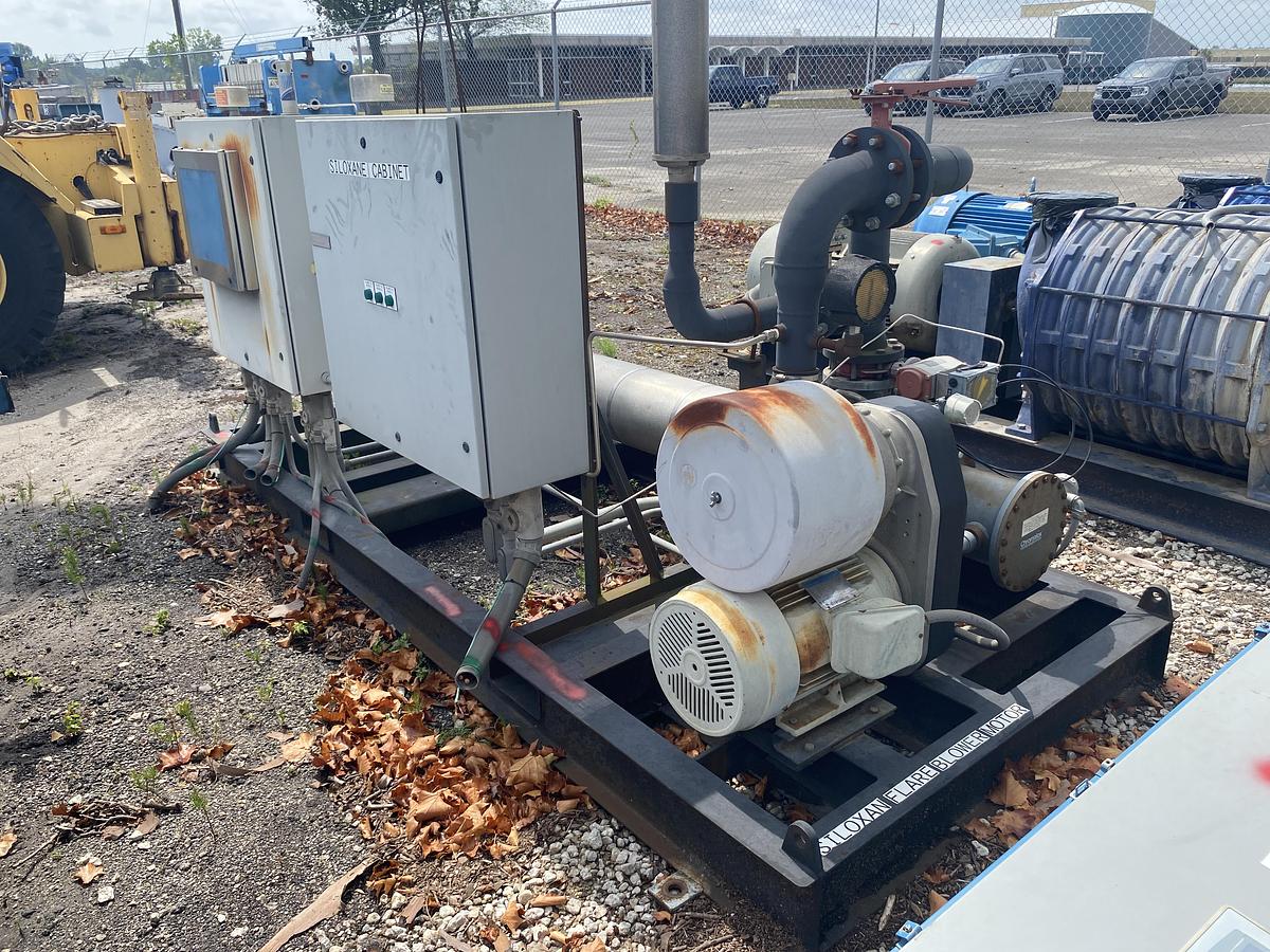 Used Used heater skid for regenerating dryer beds