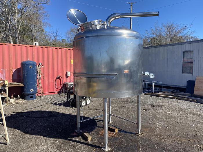 Used Used Cherry Burrell approximately 700 gallon batch processor