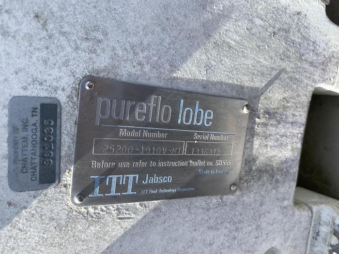 Used Used Pureflo lobe pump model 25200-1910VMID