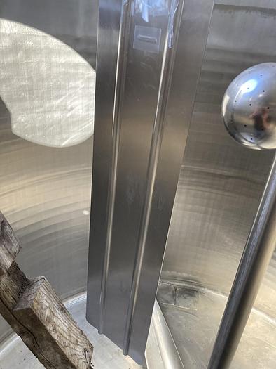 Used Cherry Burrell approximately 1500 gallon 304 stainless steel jacketed processor