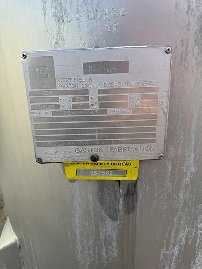 Used Used Gaston County 304 stainless steel large capacity basket filter vessel