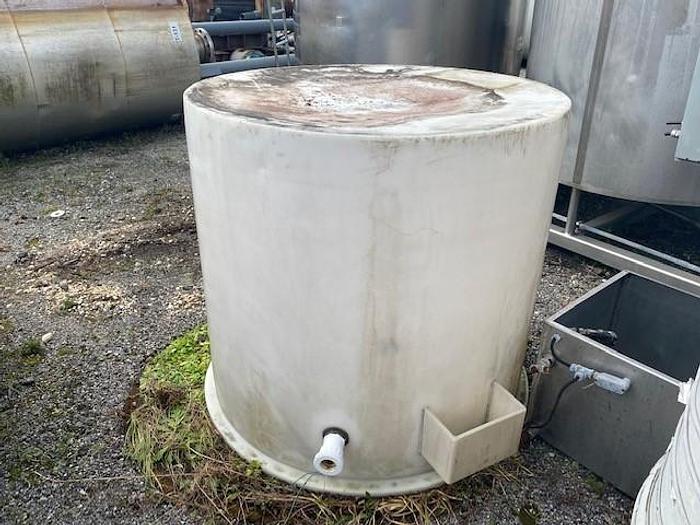 Used Used approximately 400 gallon vertical Polypropylene tank