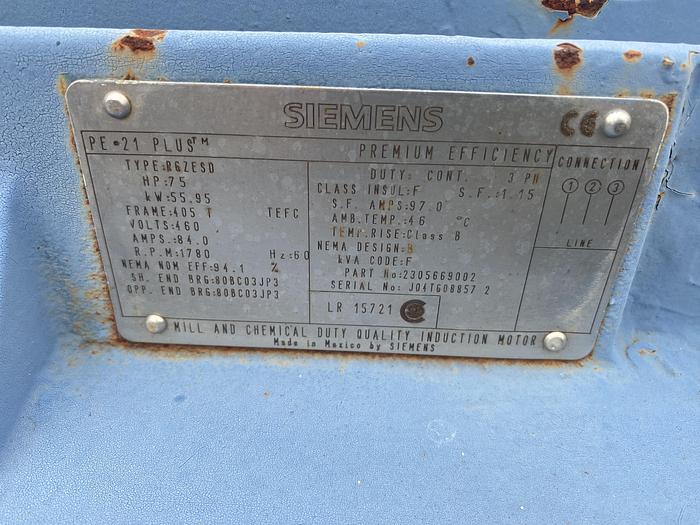 Used Used Weir Warman Model 064EAHCCCM44265  6 X 4 EAH slurry pump