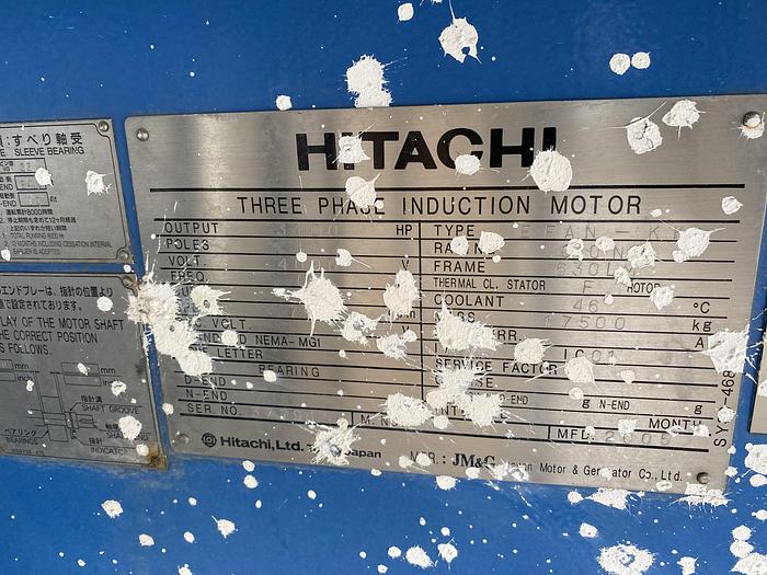 Used Used Hitachi 3400 HP 3-Phase Induction Motor,