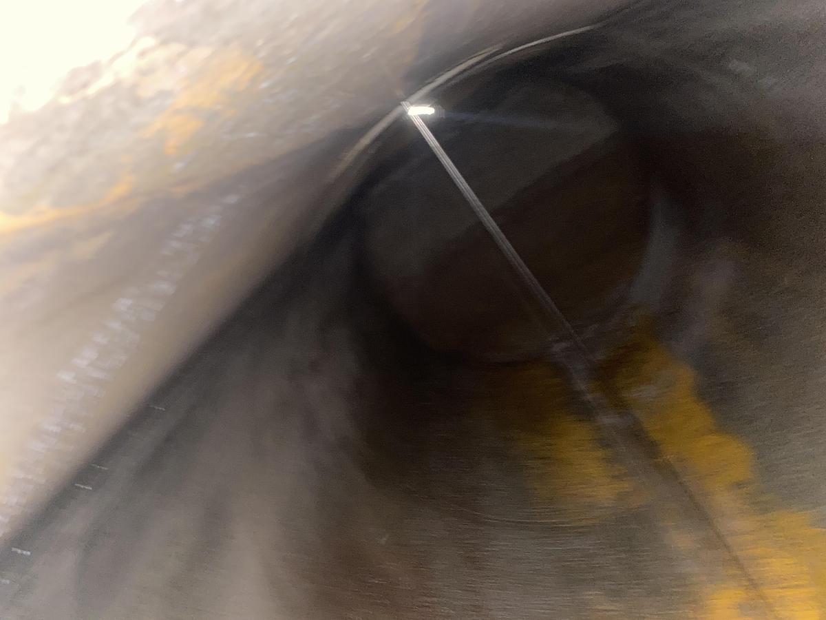 Used Used approximately 12,000 gallon horizontal 1100+ Aluminum storage tank