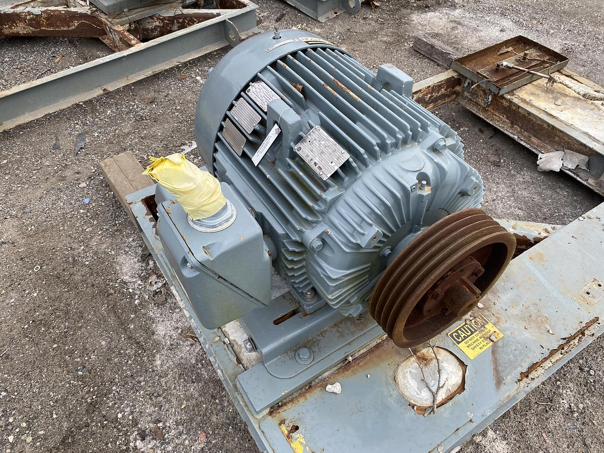 Used (3) Used  75 HP GE Extra Severe Duty AC Motors