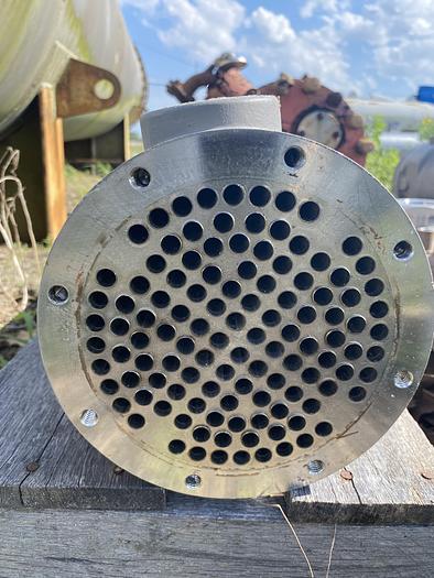 Used Used Standard Xchanger approximately 34 sq ft 316 stainless steel (4-Pass) shell and tube heat exchanger.