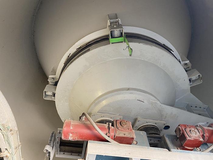 Used Used Columbian TecTank 8,020 cubic foot carbon steel vertical silo.