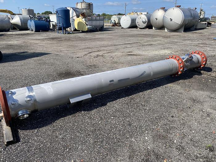 Unused Crown Iron Works Co. 242 gallon 304L stainless steel packed column.