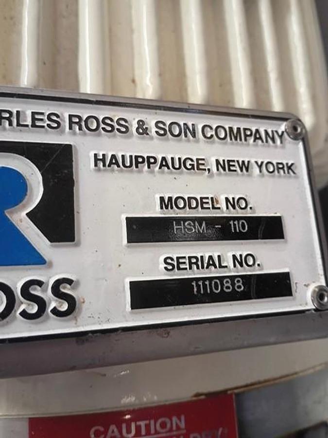 Used Used Ross High Shear Mixer Model HSM-110