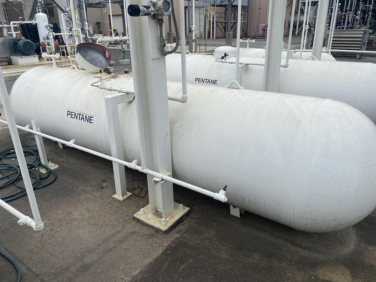 Used Used Trinity Industries Inc. 1000 gallon carbon steel pressure tank