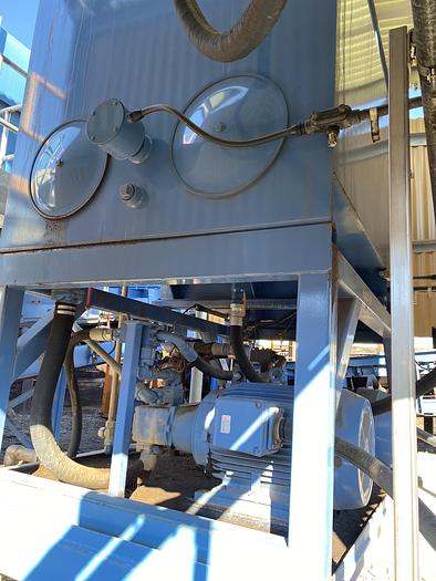 Used Used Bruks 70' Back-On Truck Dump with optimized smooth cargo flow receiving hopper