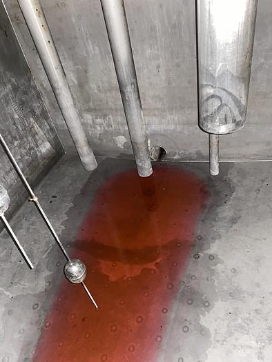 Used Used approximately 4000 gallon rectangular stainless steel jacketed tank