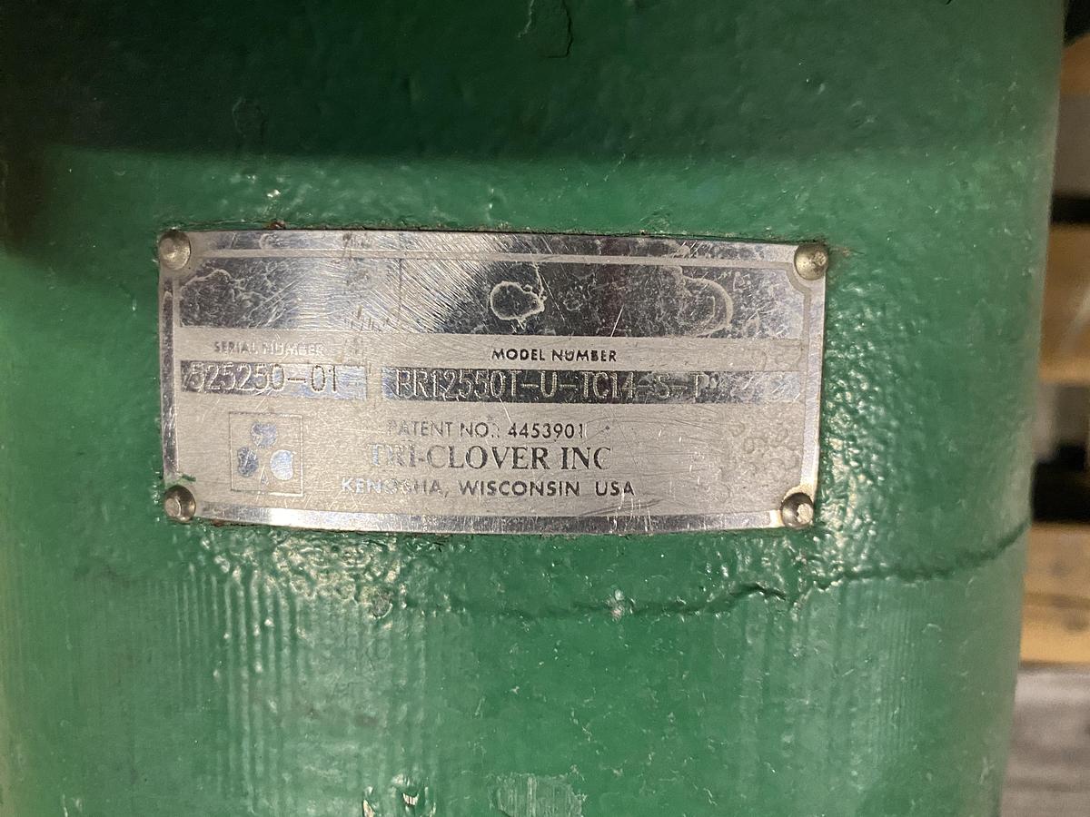 Used Used Tri-Clover sanitary Rotary Pump Model PR12550T-U-TC14-S-T