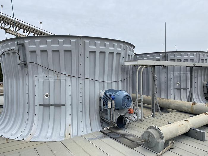 Used Used International Cooling Tower 3- Cell cross flow 5,899 ton FRP cooling tower