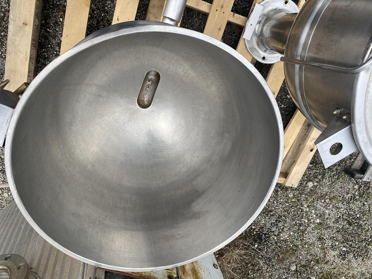 Used Used Groen 20 gallon 316 stainless steel jacketed stationary kettle