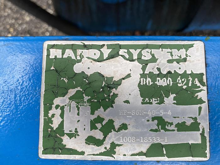 Used Used Hardy System Corp. Model HP-6SM-40-5-4, packaged blower system