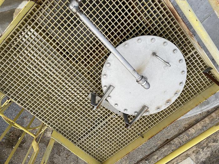 Used Used approximately 16,000 gallon 304 stainless steel vertical tank