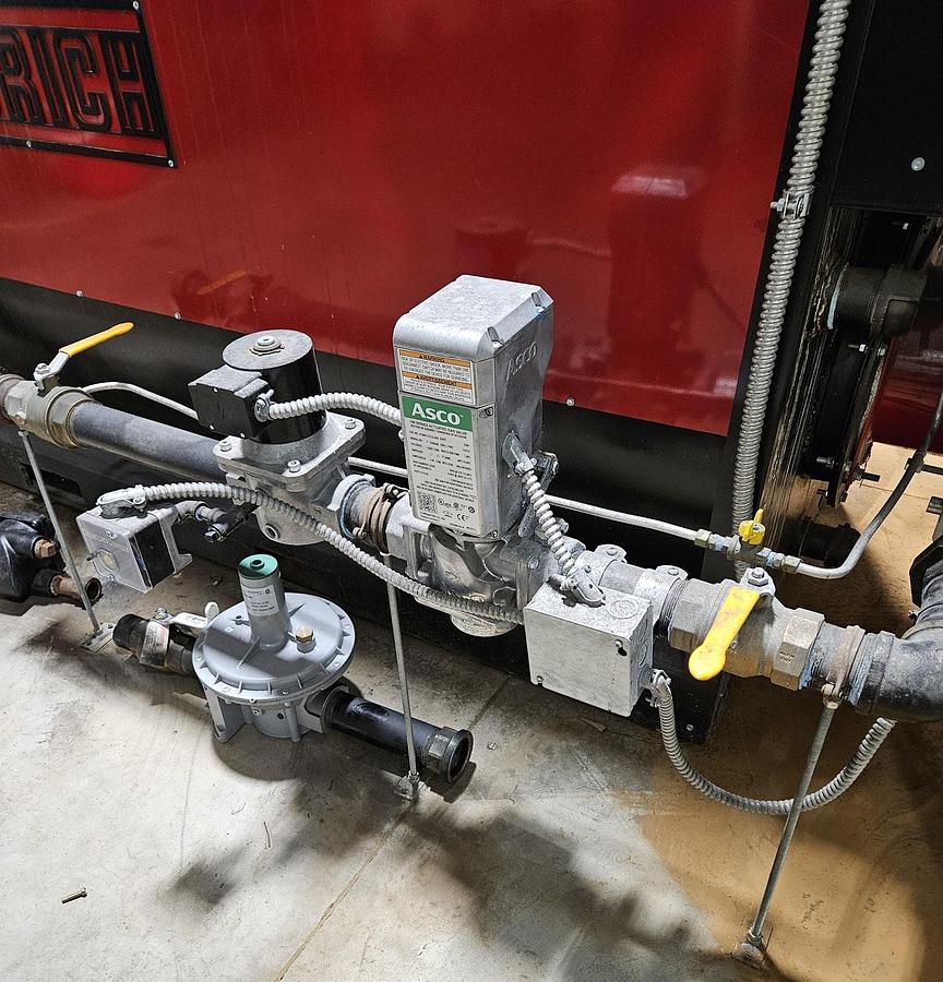 Used Used Aldrich Heat-Pak Model A3S5-85-G/A3S5R-C-85-G 85HP low pressure, hot water boilers