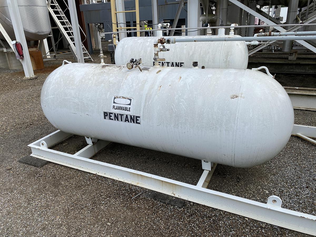 Used Used Trinity Industries Inc. 500 gallon carbon steel pressure tank
