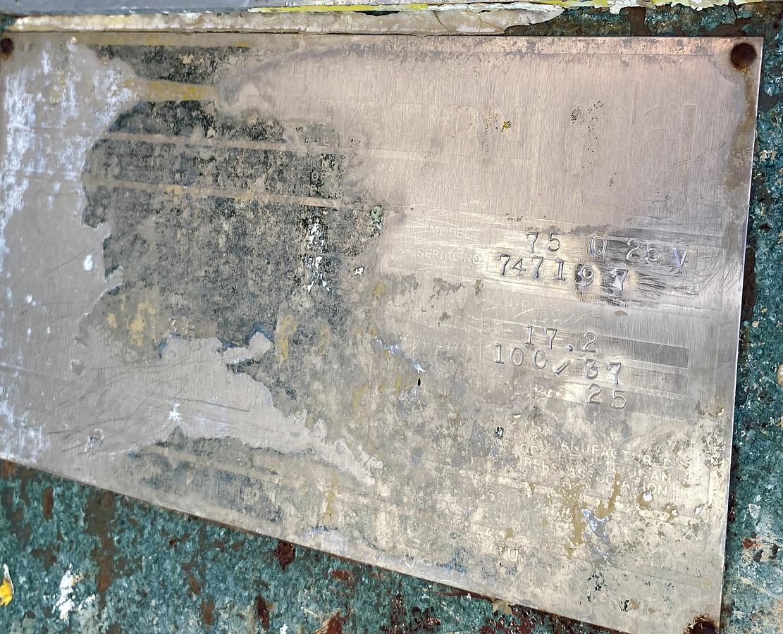 Used Used Lightnin Drive Model 75 Q25V