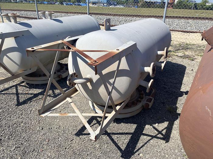 Used Unused Merrill Fabricators Inc. approximately 300 gallon vertical C/S Tank