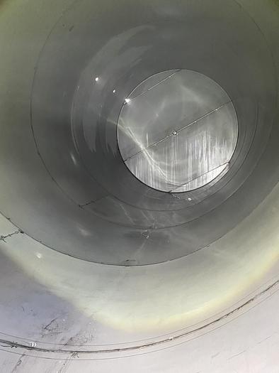 Used Used Whiting Metals Inc.  approximately 13,500 gallon vertical 304 stainless steel storage tank