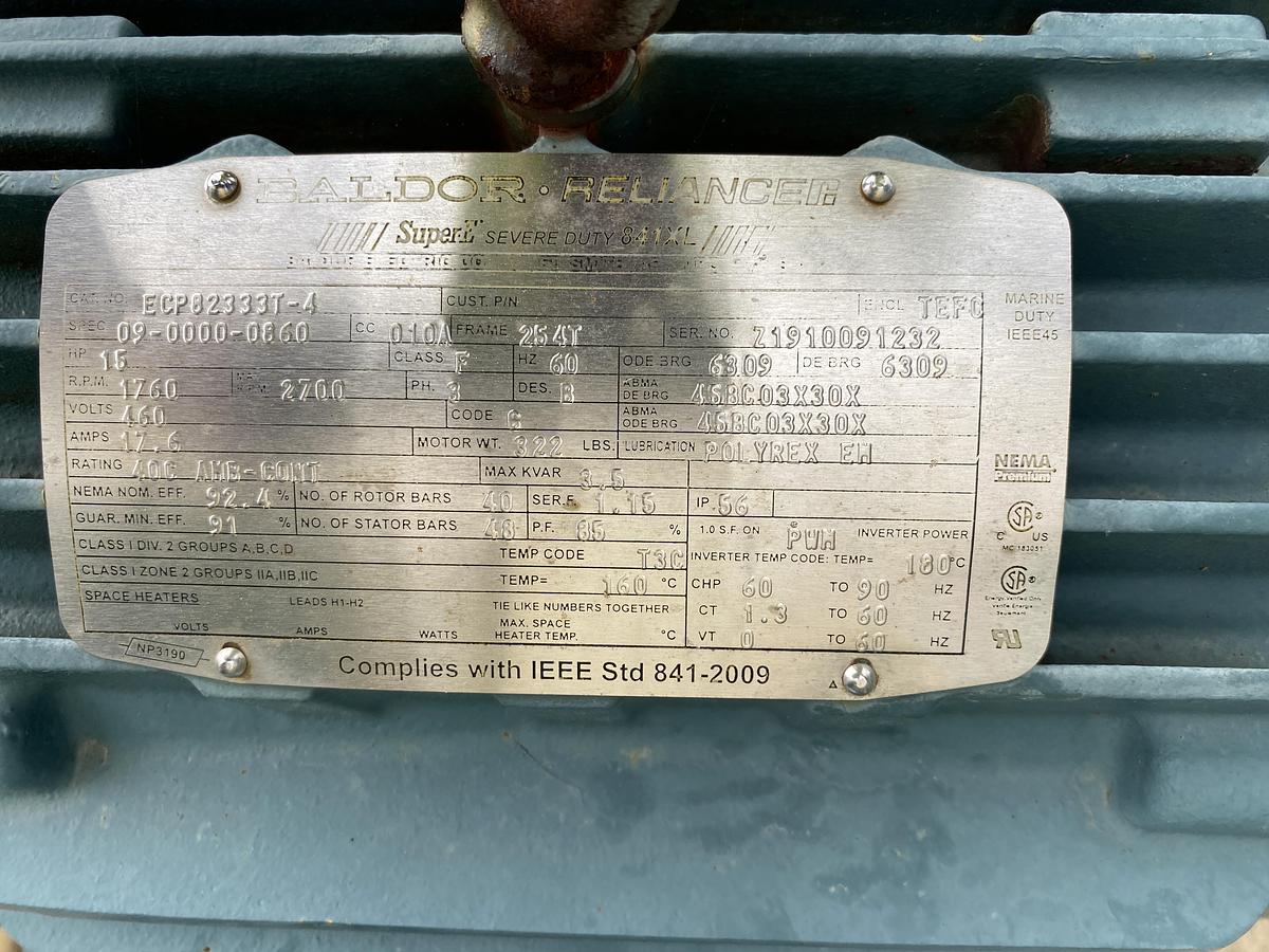 Used Used New York Blower Co.  Series 20 Blower.