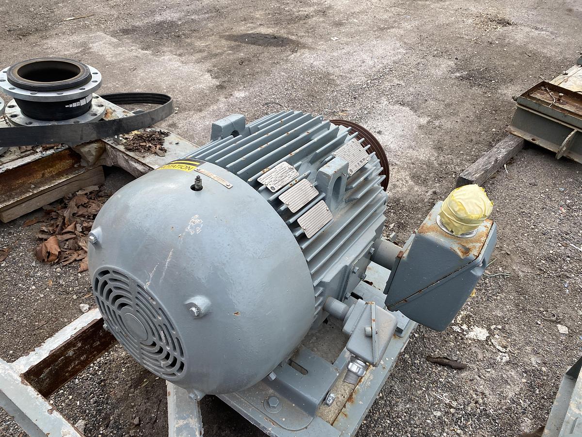 Used (3) Used  75 HP GE Extra Severe Duty AC Motors