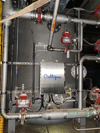 Used Used Culligan approximately 2,500 gallon stainless steel media tank