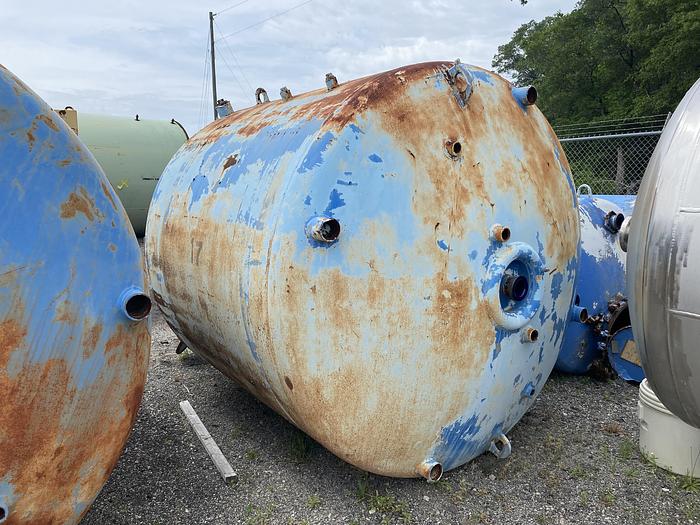 Used Pfaudler 2000 gallon glass lined jacketed chemstor tank