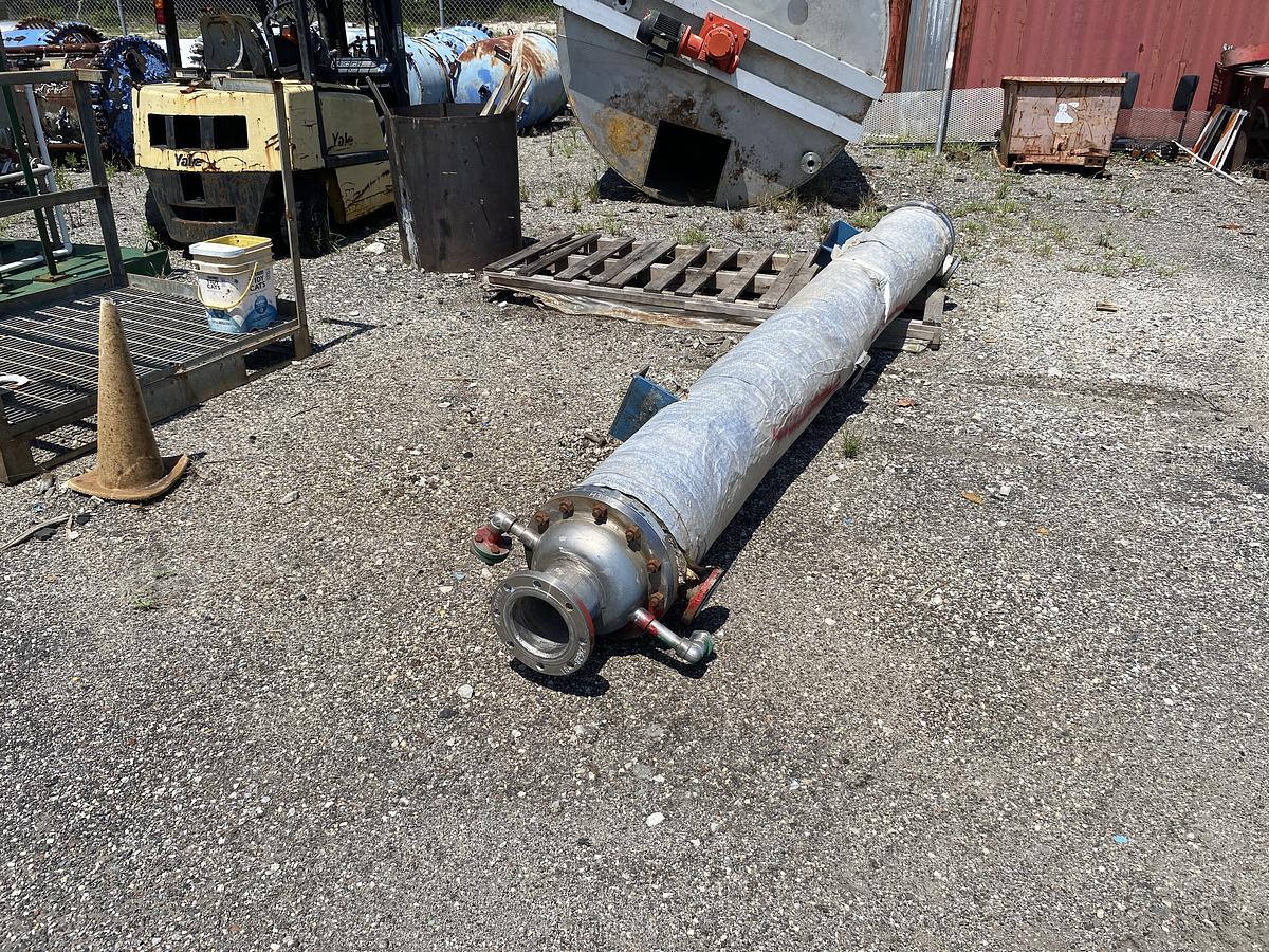 Used Used JFD Tube & Coil Products Inc. 282.5 sq ft. 304L Stainless Steel shell and tube heat exchanger