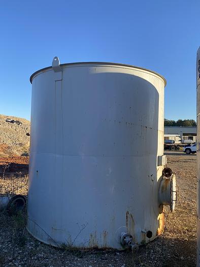 Used Bowers 5000 gallon carbon steel vertical tank