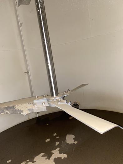 Used Used Pittsburgh Tank Corporation approximately 6,600 gallon carbon steel vertical mix tank