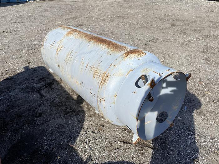 Used Used Steel Fabricators approximately 300 gallon vertical carbon steel air receiver