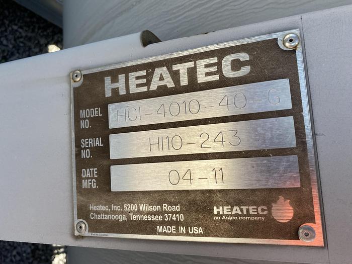 Used Used Heatec model HCI-4010-40-G heater