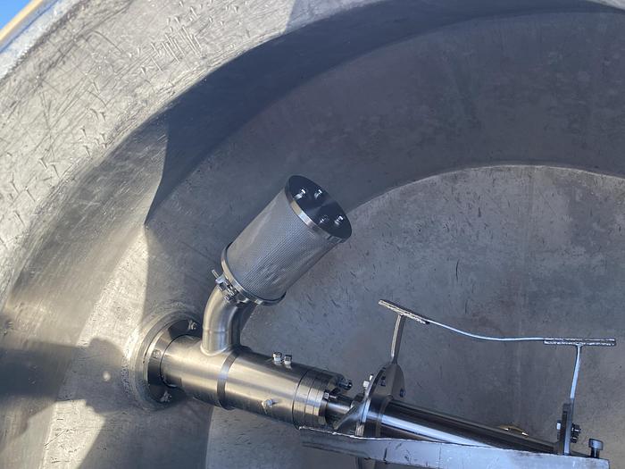 Used Used Gemco 10 cu ft 316 stainless steel double cone formulator