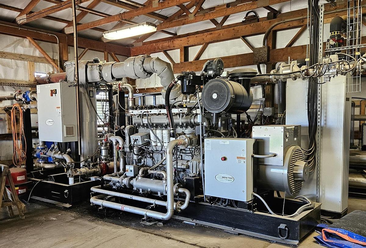Unused Martin Energy Group Generator Model MEG S1225B 335 KW Methane Gas Generator System