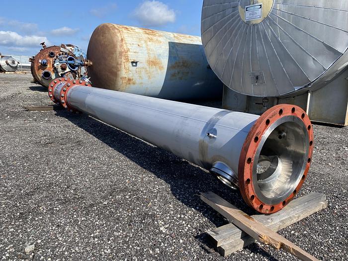 Unused Crown Iron Works Co. 242 gallon 304L stainless steel packed column