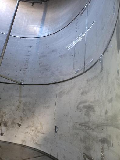 Used Used Roberts approximately 12,700 gallon vertical T304L stainless steel storage tank