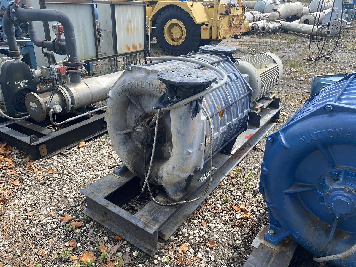 Used Used HSI Model NT88408 11-stage centrifugal gas blower
