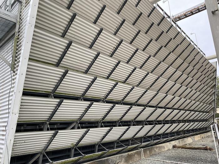 Used Used International Cooling Tower 3- Cell cross flow 5,899 ton FRP cooling tower