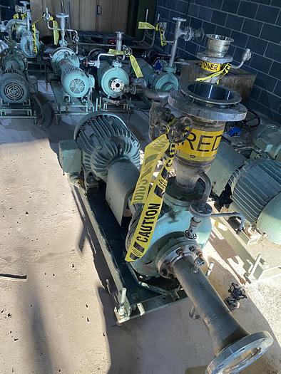 Used Used Durco Model 4 X 3-13/122 stainless steel centrifugal pump