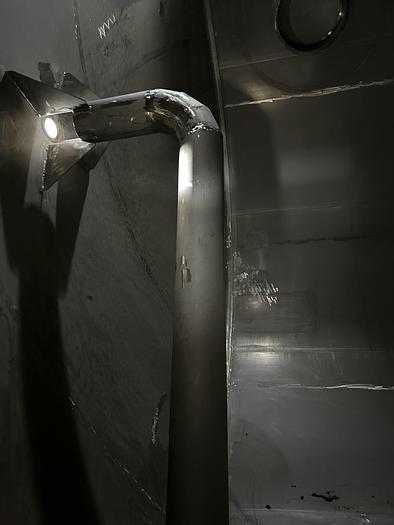 Used Used Bendel approximately 26,500 gallon 304 stainless steel vertical storage tank