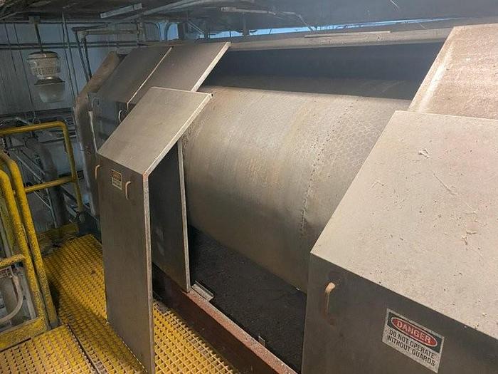 Used Used Press Technology & MFG Inc. Model IDT-200-9E 304 stainless steel internal drum thickener