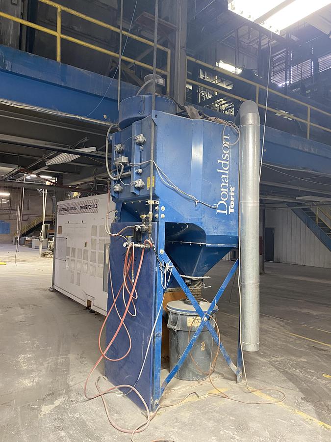 Used Used Donaldson Torit Model DFO 2-4 oval cartridge dust collector