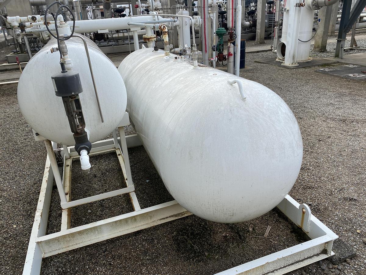 Used Used Trinity Industries Inc. 500 gallon carbon steel pressure tank