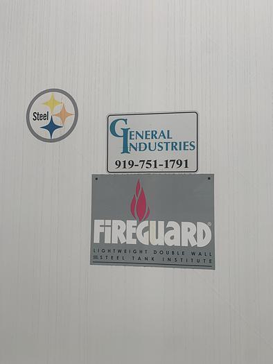 Used Used General Industries 15,000 gallon FIREGUARD horizontal fuel tank
